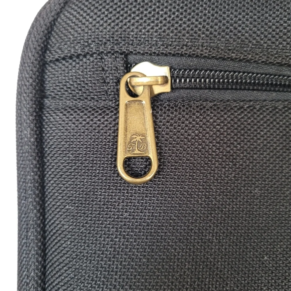 Tommy Bahamas Black Travel Duffel Bag with Shoulder Strap